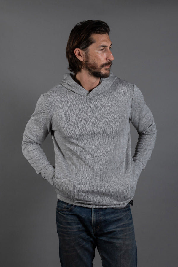 Westin Herringbone Kangaroo Hoodie