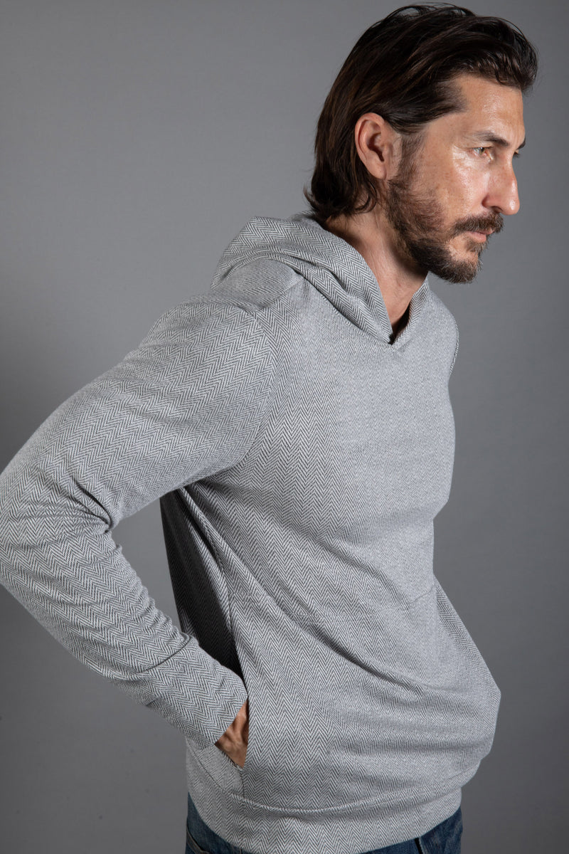 Westin Herringbone Kangaroo Hoodie