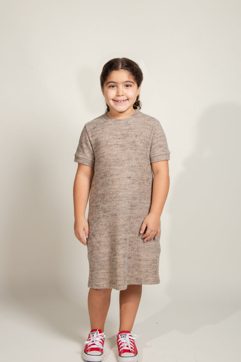 Girl's Soft Knit Dress