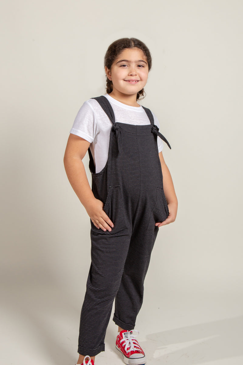 Jersey Stripe Jumper — Black/White Mini Stripe