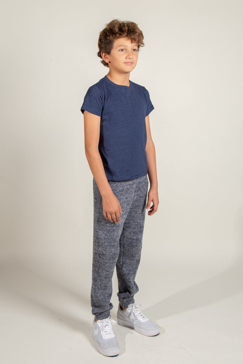 Boy's Soft Knit Jogger — Navy