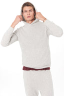 Men's Light Heather Grey Pullover Hoodie - view 3