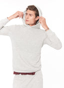 Men's Light Heather Grey Pullover Hoodie - view 5