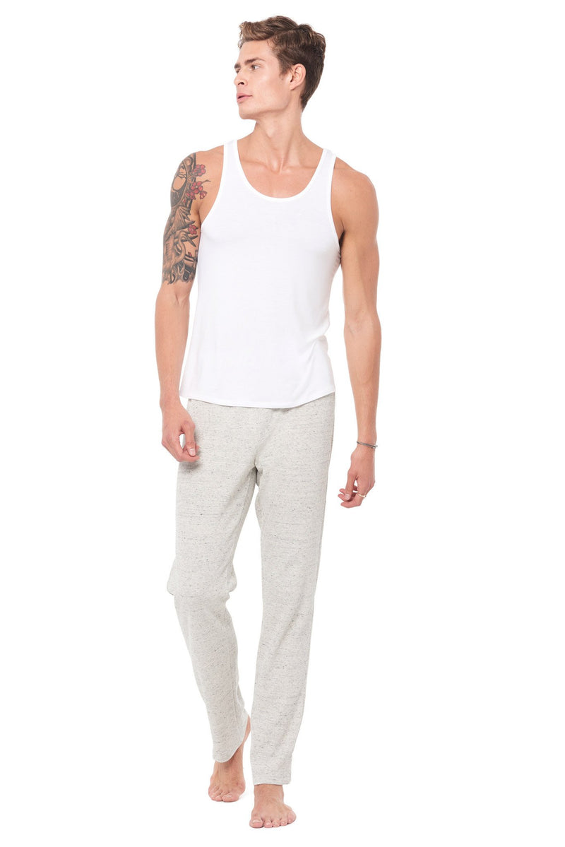 Men's Novelty Texture Lounge Pant — Cream Thermal
