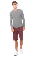 Men's Novelty Texture Long Sleeve Pullover - view 5