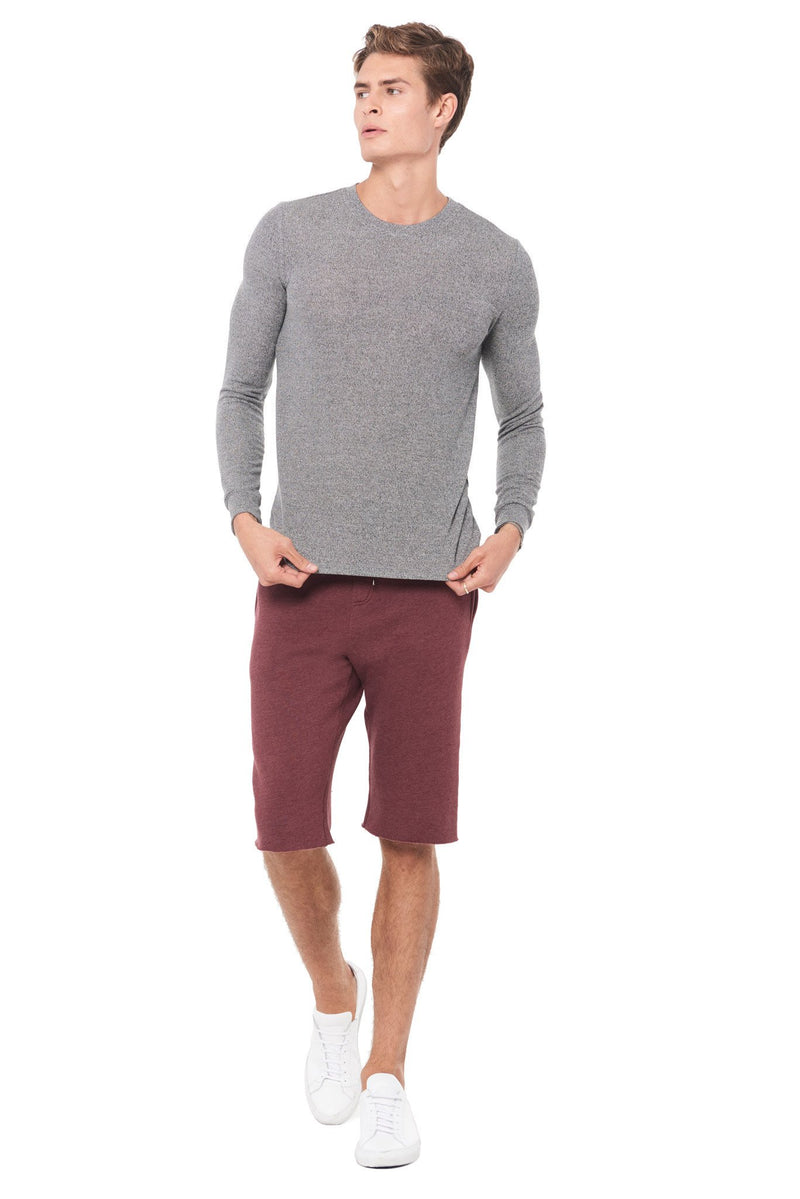 Men's Novelty Texture Long Sleeve Pullover