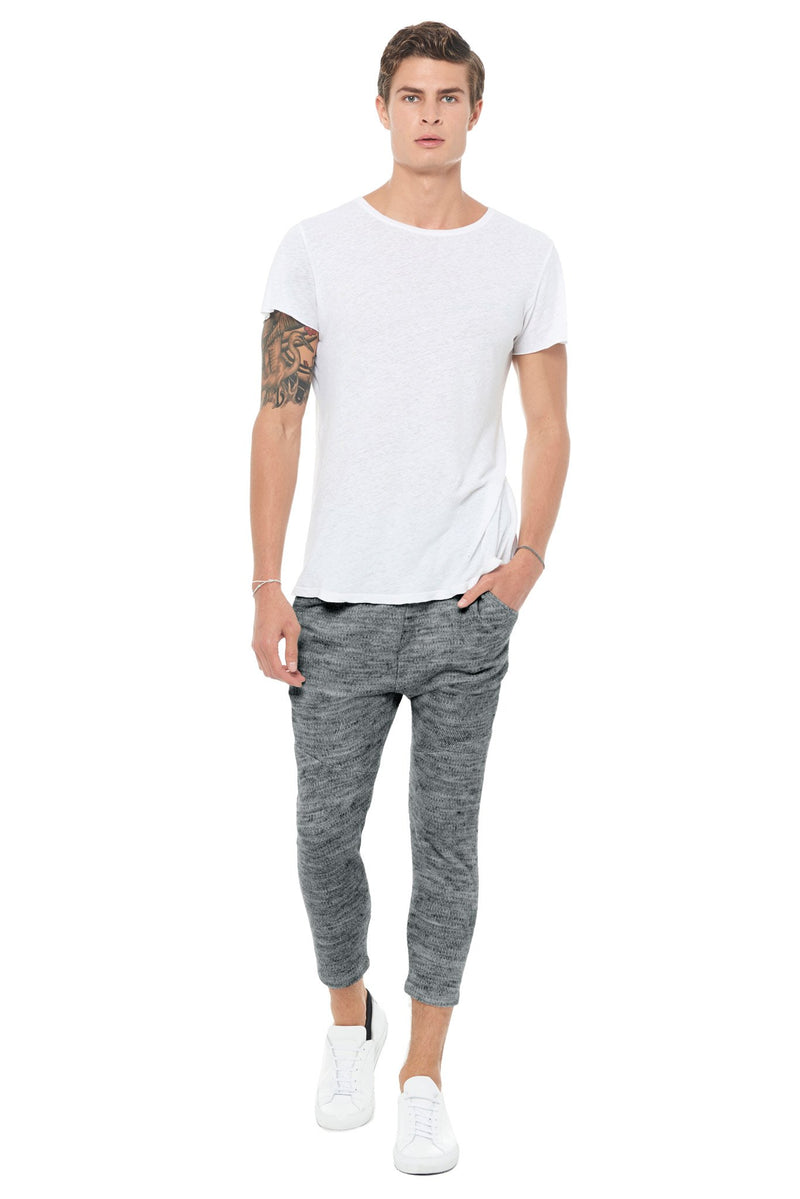 Men's Soft Knit Melange Jogger Pant