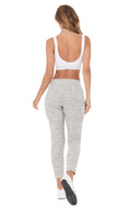 Women's Melange Knit Jogger Pant - Heather - view 4