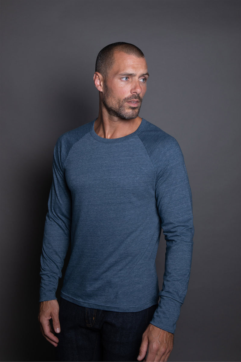 Men's Cameron Tri-Blend Long Sleeve Tee