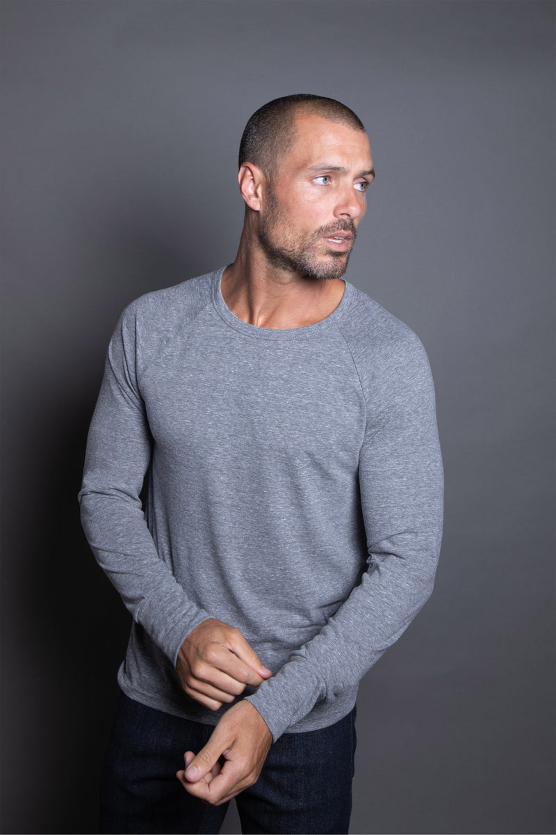 Men's Cameron Tri-Blend Long Sleeve Tee