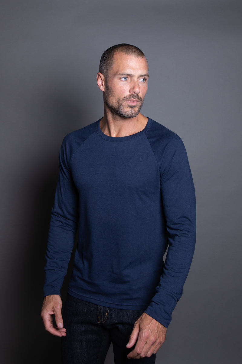 Men's Cameron Tri-Blend Long Sleeve Tee