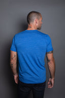 Men's Tri-Blend Stitch Sleeve V-Neck Tee — Mika Jaymes (view 7)