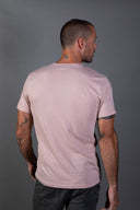 Men's Tri-Blend Stitch Sleeve V-Neck Tee — Mika Jaymes (view 5)