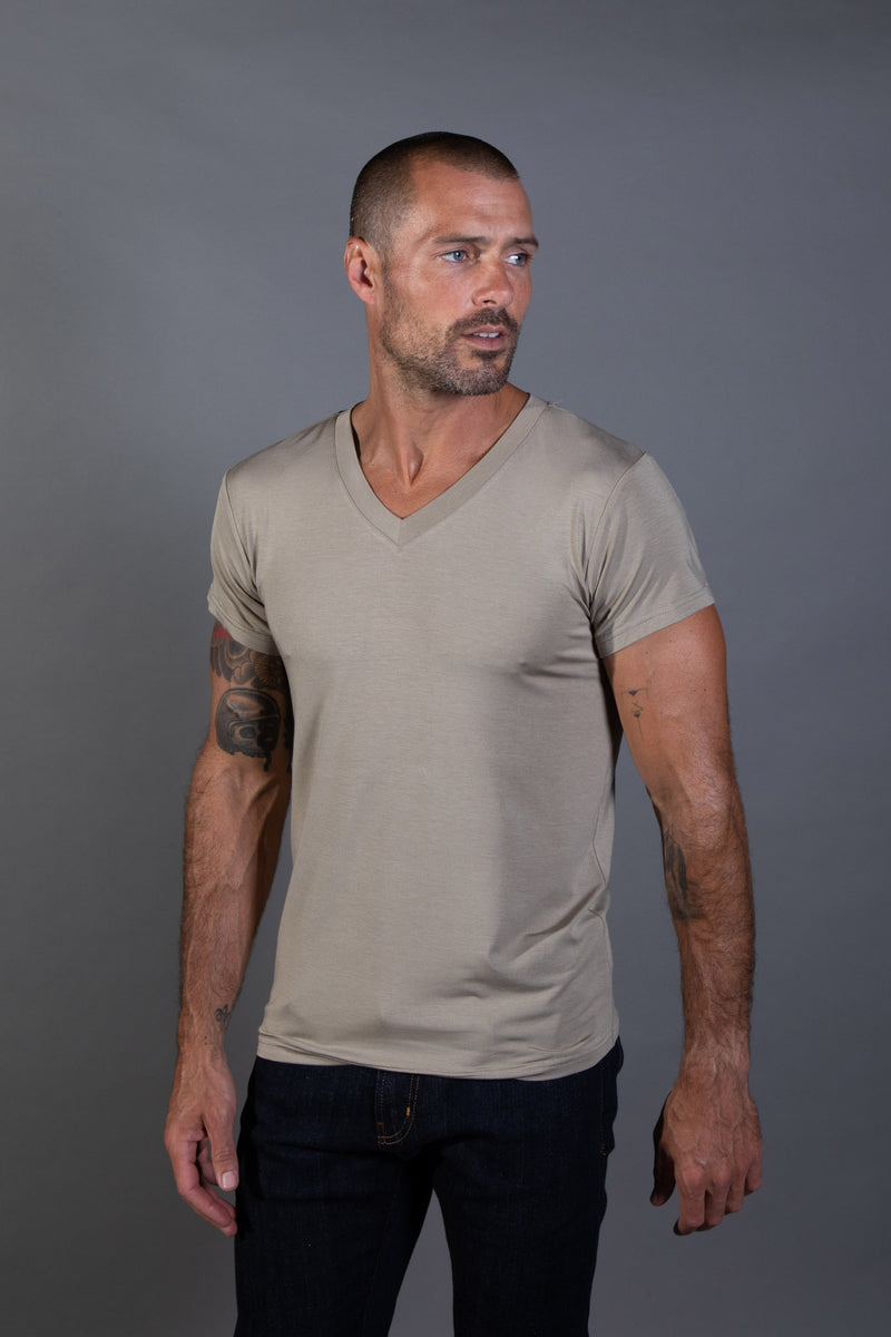 Men's Modal Classic V-Neck Tee