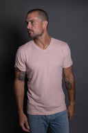 Men's Cotton Linen V-Neck Tee - view 23