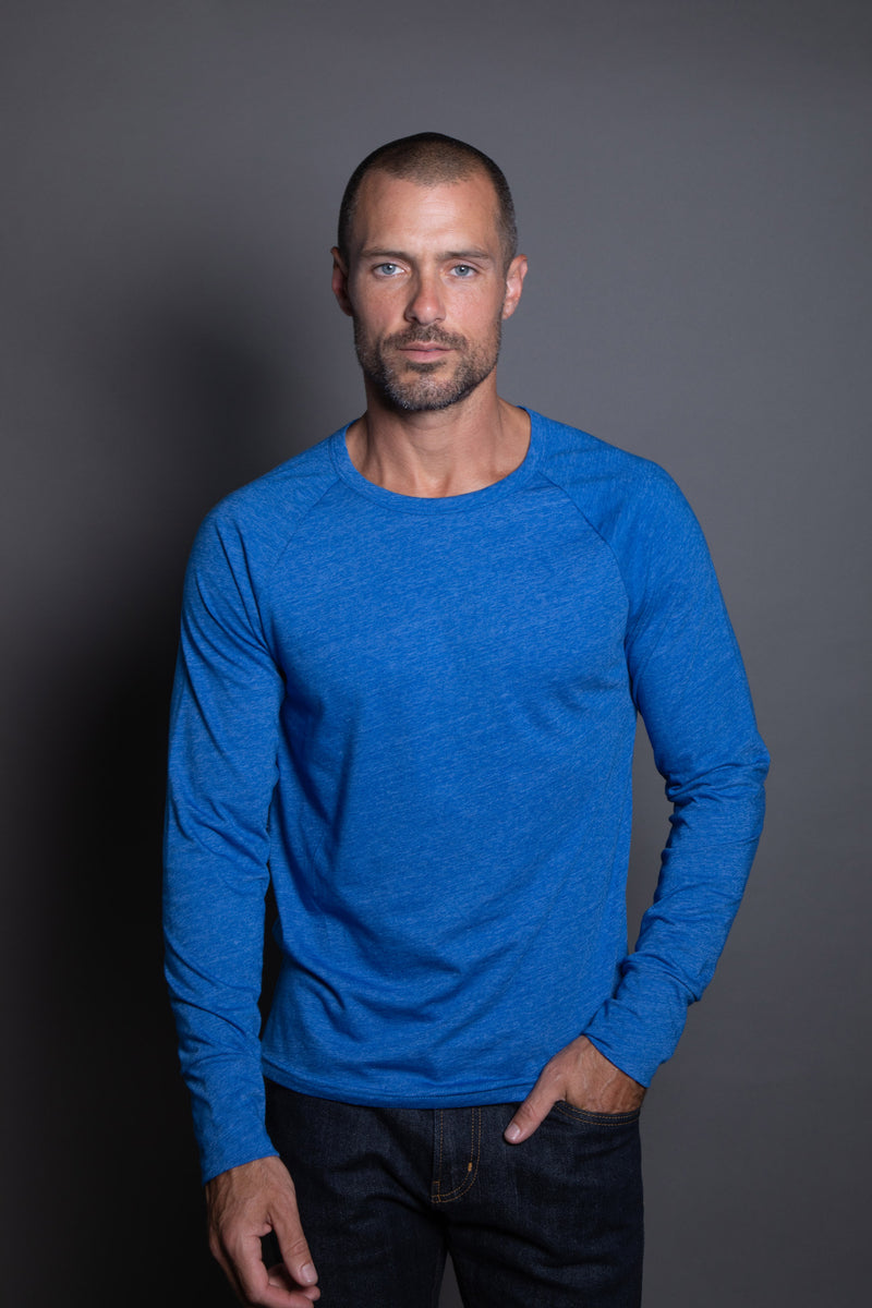 Men's Cameron Tri-Blend Long Sleeve Tee