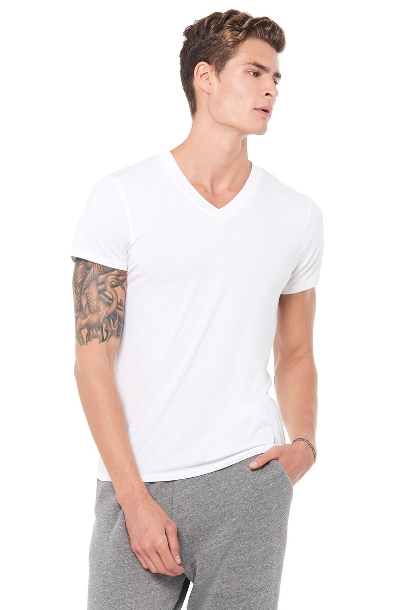 Men's Modal Classic V-Neck Tee