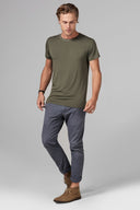 Men's Modal Relaxed Crew Neck Tee - view 16