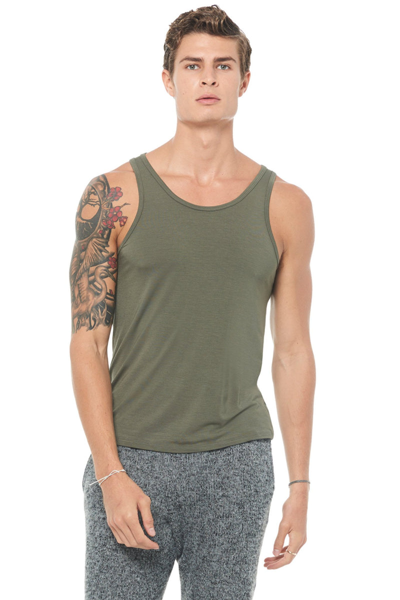 Men's Modal Scoop Neck Tank Top