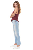 Women's Modal Scoop Neck Tank Top - Maroon - view 4