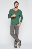 Men's Long Sleeve Henley — Mika Jaymes (view 12)