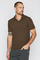 Men's Cotton Linen Polo Shirt - view 3