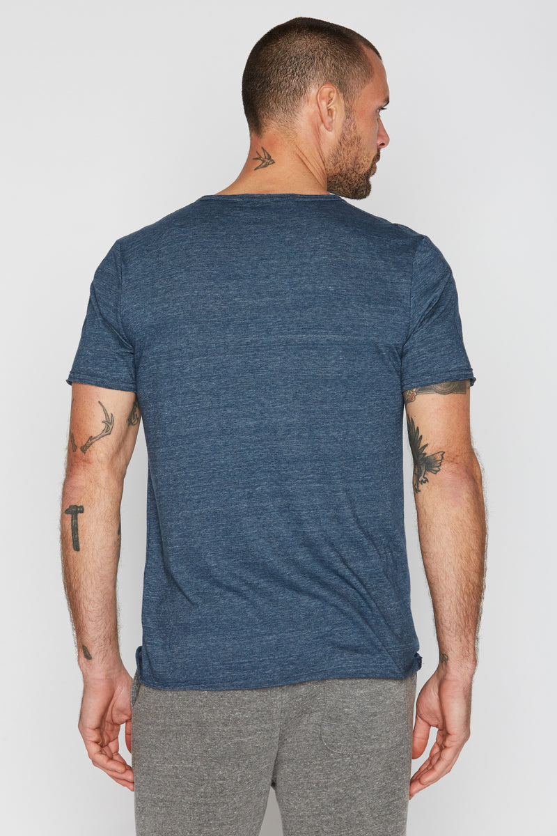 Men's Tri-Blend Patch Sleeve Tee