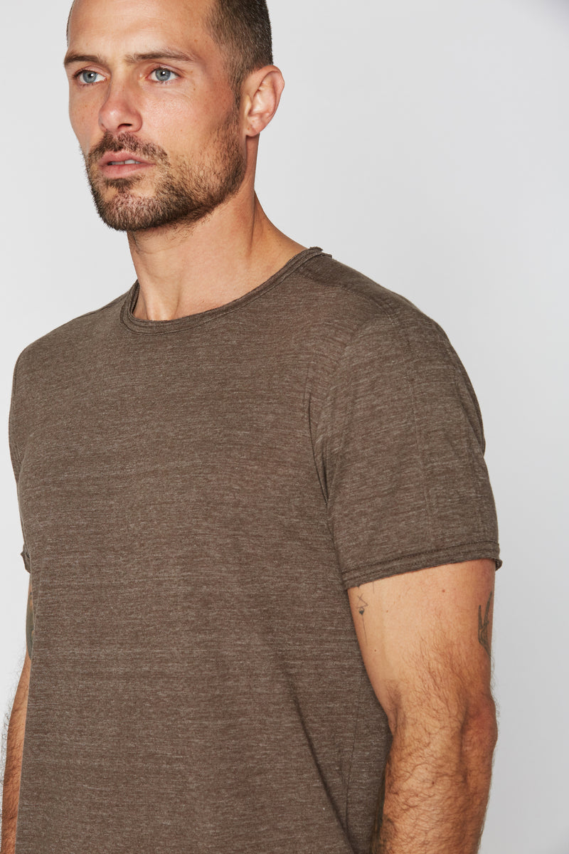 Men's Tri-Blend Patch Sleeve Tee