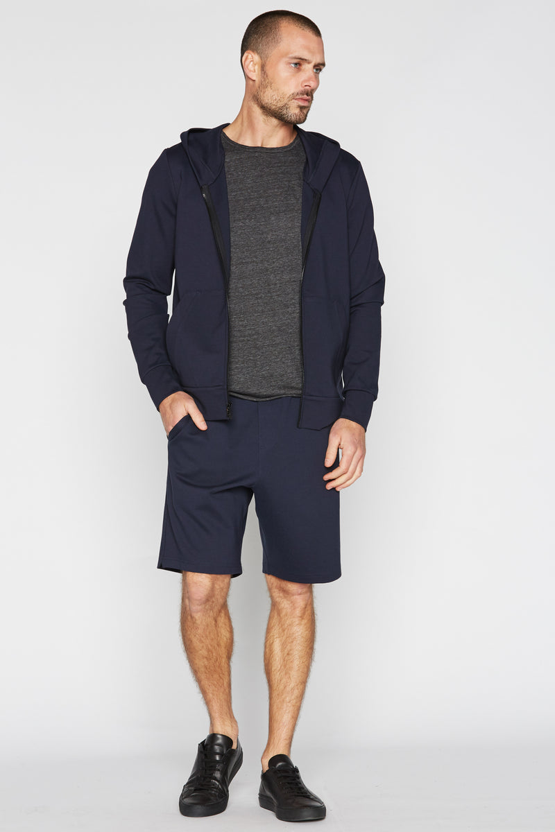 Men's Performance Ponte Short — Navy
