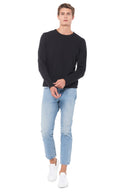 Men's French Terry Patch Sleeve Sweatshirt - view 4