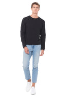 Men's French Terry Patch Sleeve Sweatshirt - view 6