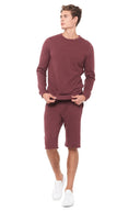 Men's French Terry Patch Sleeve Sweatshirt - view 8