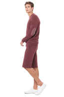 Men's French Terry Patch Sleeve Sweatshirt - view 10