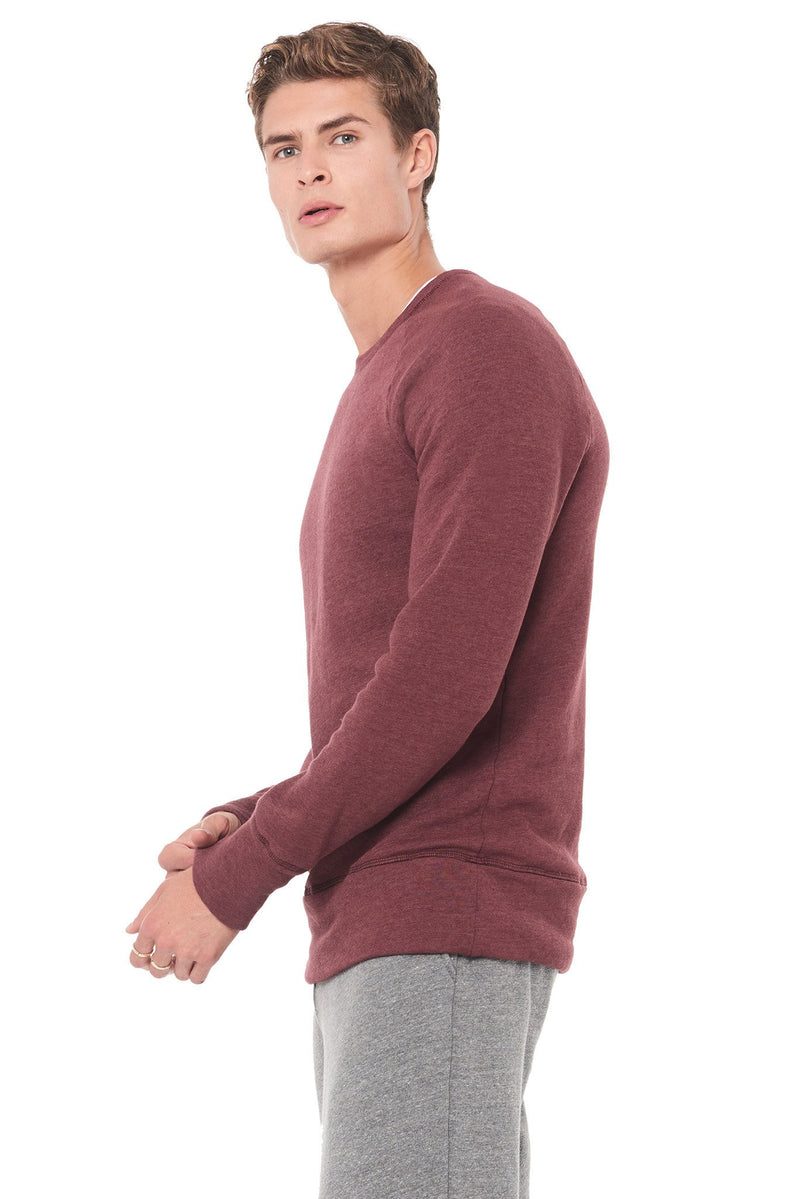 Men's French Terry Relaxed Fit Crew Neck Sweatshirt