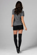 Women's Pocket Sailor Crew Neck Tee - Thin Stripe - view 5
