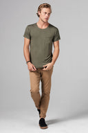 Men's Modal Pocket Sailor Crew Neck Tee - view 6