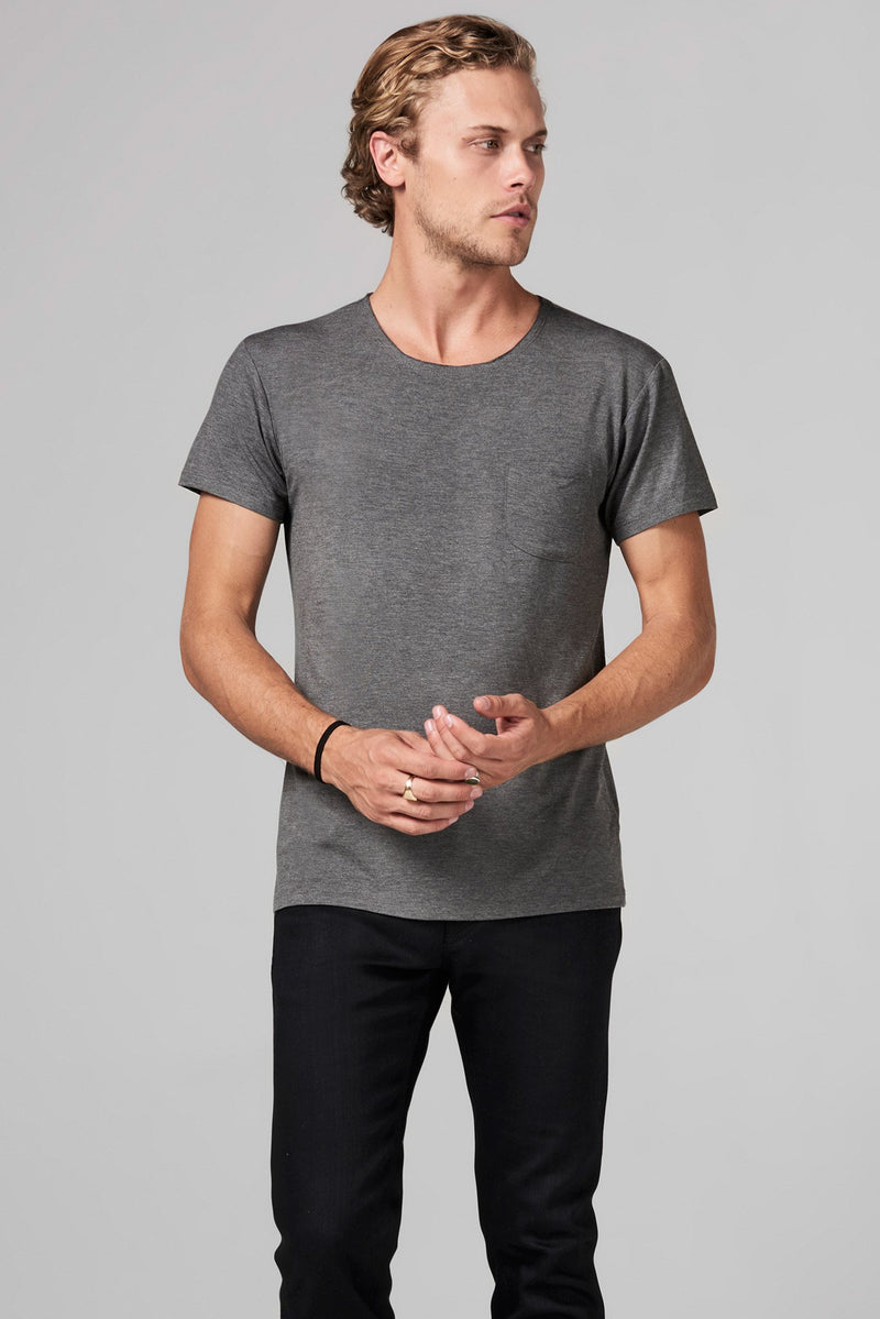 Men's Modal Pocket Sailor Crew Neck Tee