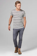 Men's Pocket Sailor Crew Neck Tee - Retro Stripe - view 3