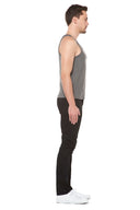 Men's Modal Scoop Neck Tank Top - Heather Grey - view 4