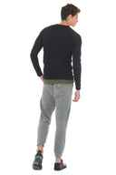 Men's French Terry Slim Fit Crew Neck Sweatshirt - view 22