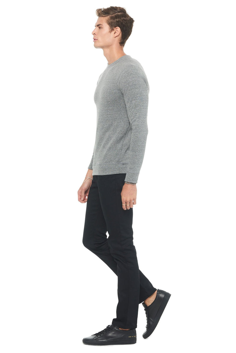 Men's French Terry Slim Fit Crew Neck Sweatshirt