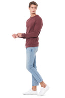 Men's French Terry Slim Fit Crew Neck Sweatshirt - view 28