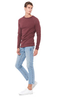 Men's French Terry Slim Fit Crew Neck Sweatshirt - view 12