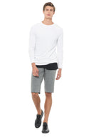 Men's French Terry Slim Fit Crew Neck Sweatshirt - view 11