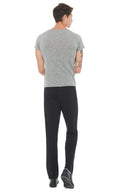 Men's Novelty Texture Wide Neck Tee - view 12